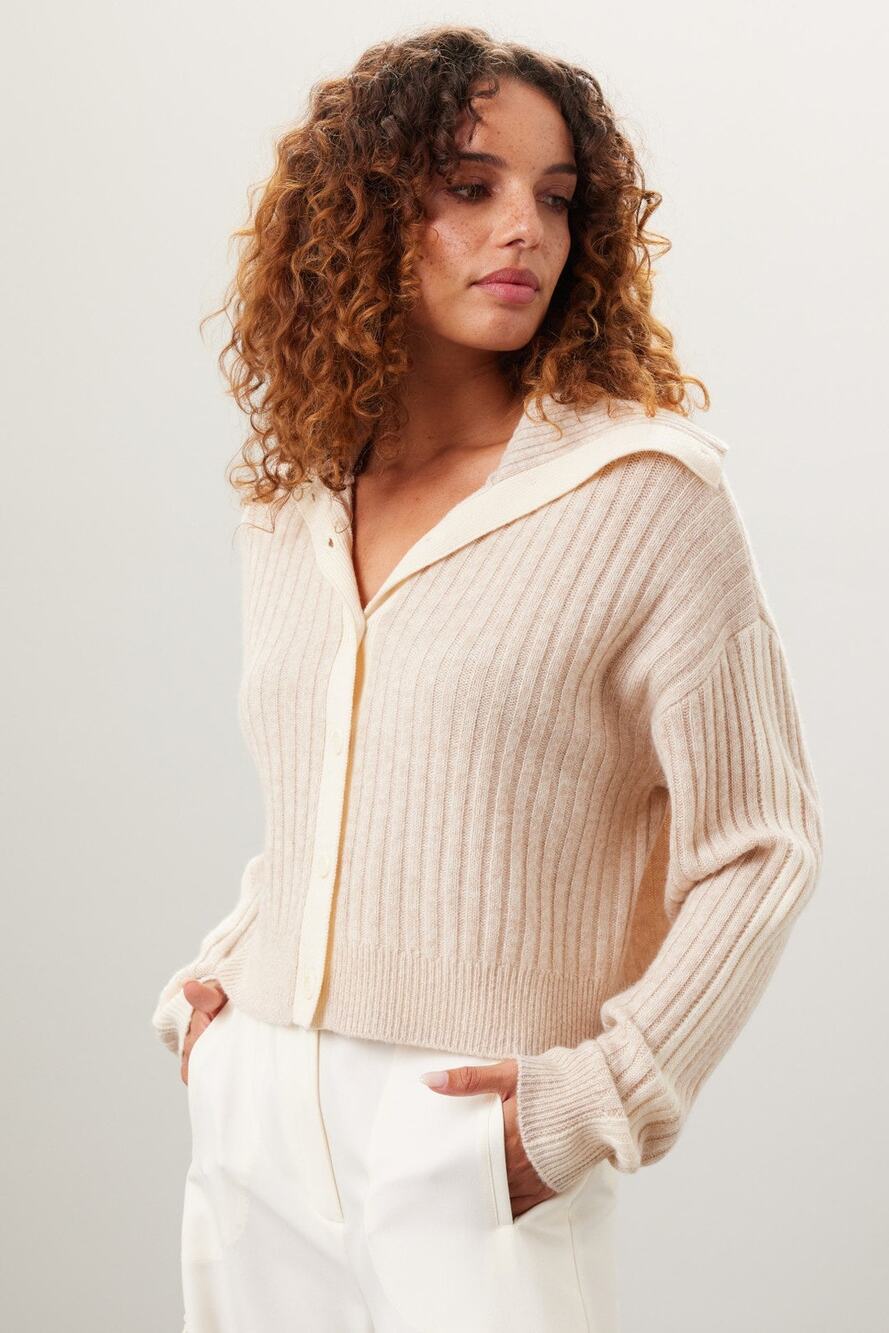 NAADAM Marled Cardigan - Size Medium